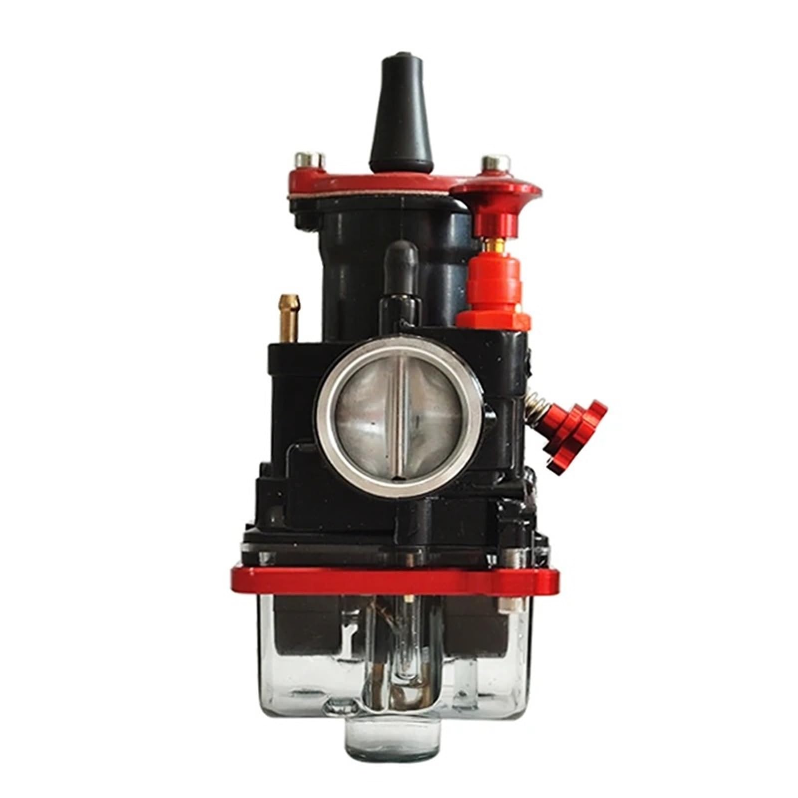 Carburateurs moto Carburateur Compétition Avec Gicleur Puissance Pour Moteur PWK 21-34 Mm 2/4 Temps 50-300 Cm³ Pour Quad SSV Moto Tout-terrain Et Moto(28mm)