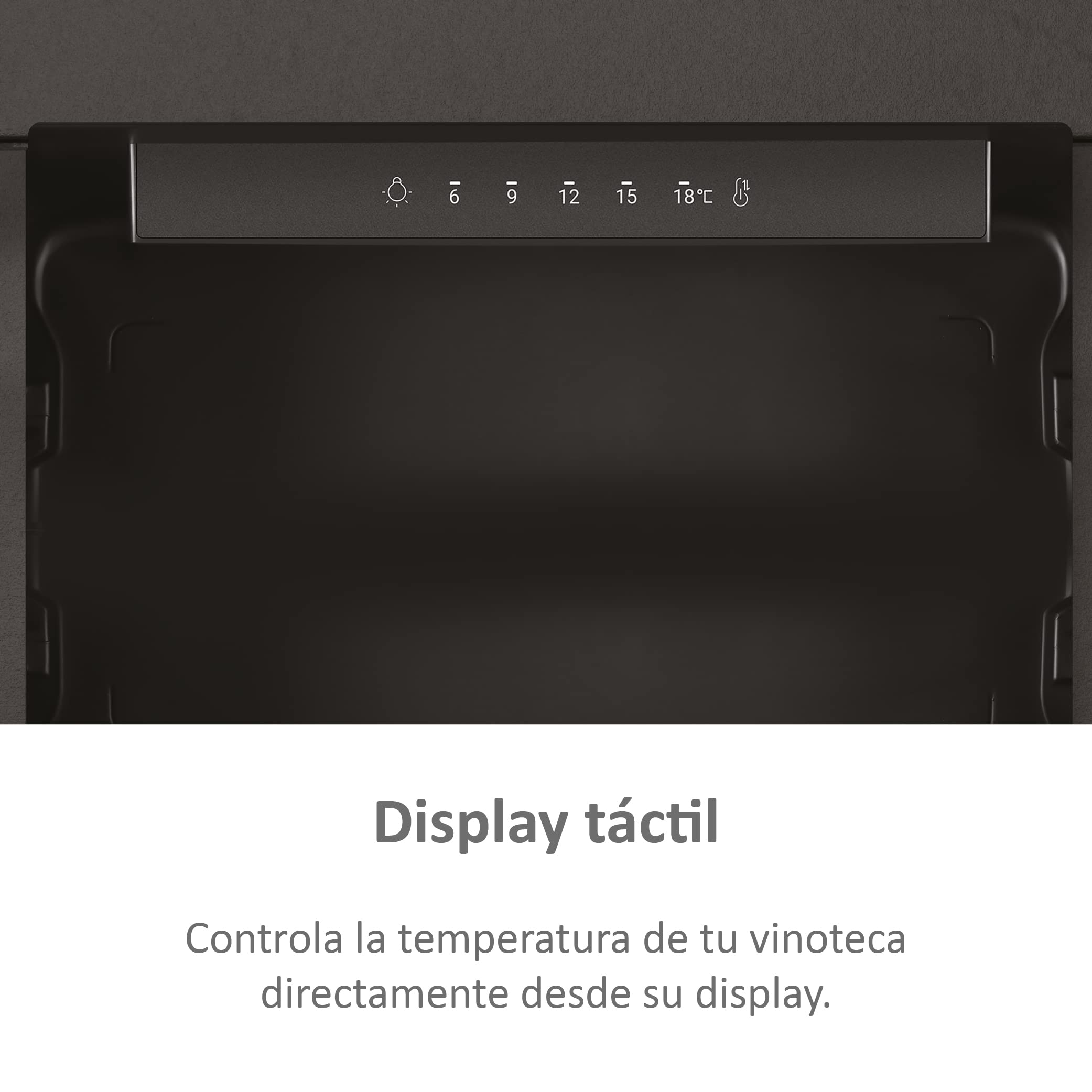 Haier Wine Bank 50 Series 3 HWS33GG- Vinoteca de 33 Botellas,Estantes de Madera,Filtro Anti-UV, Refrigeración por Compresor,Display Digital,Iluminación LED,Silenciosa 37 dbA, Antivibraciones