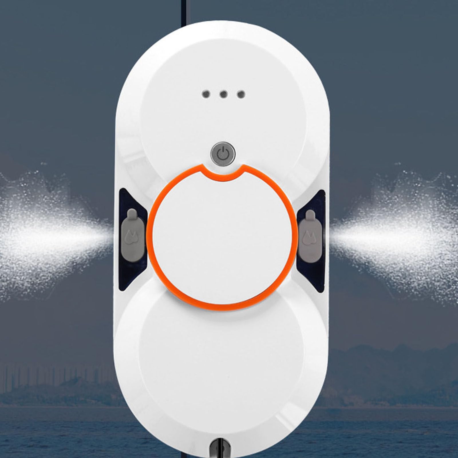 Robot limpiador de ventanas, aspiradora inteligente con spray de agua automático y control remoto para limpieza de vidrios interiores y exteriores