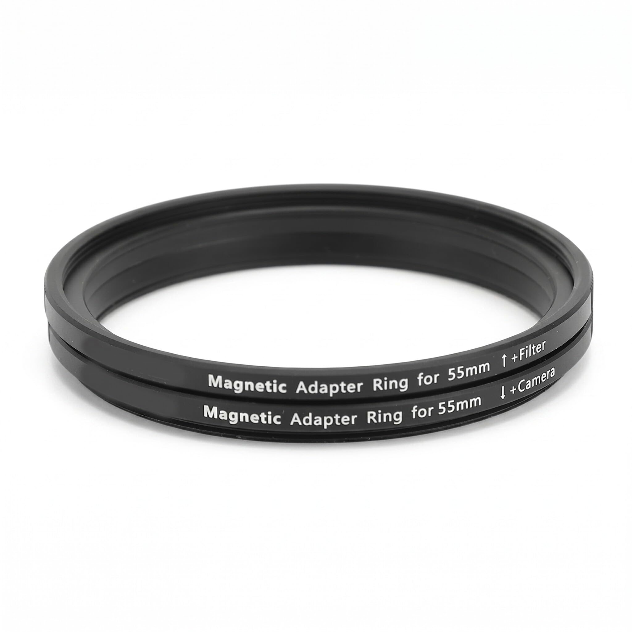 Zunate Kit de Adaptador de Filtro Magnético, Aleación de Aluminio de 55-55 Mm CNC Mecanizado en Rosca Al Convertidor Magnético con Ajuste Seguro para Cambios de Filtro Rápido