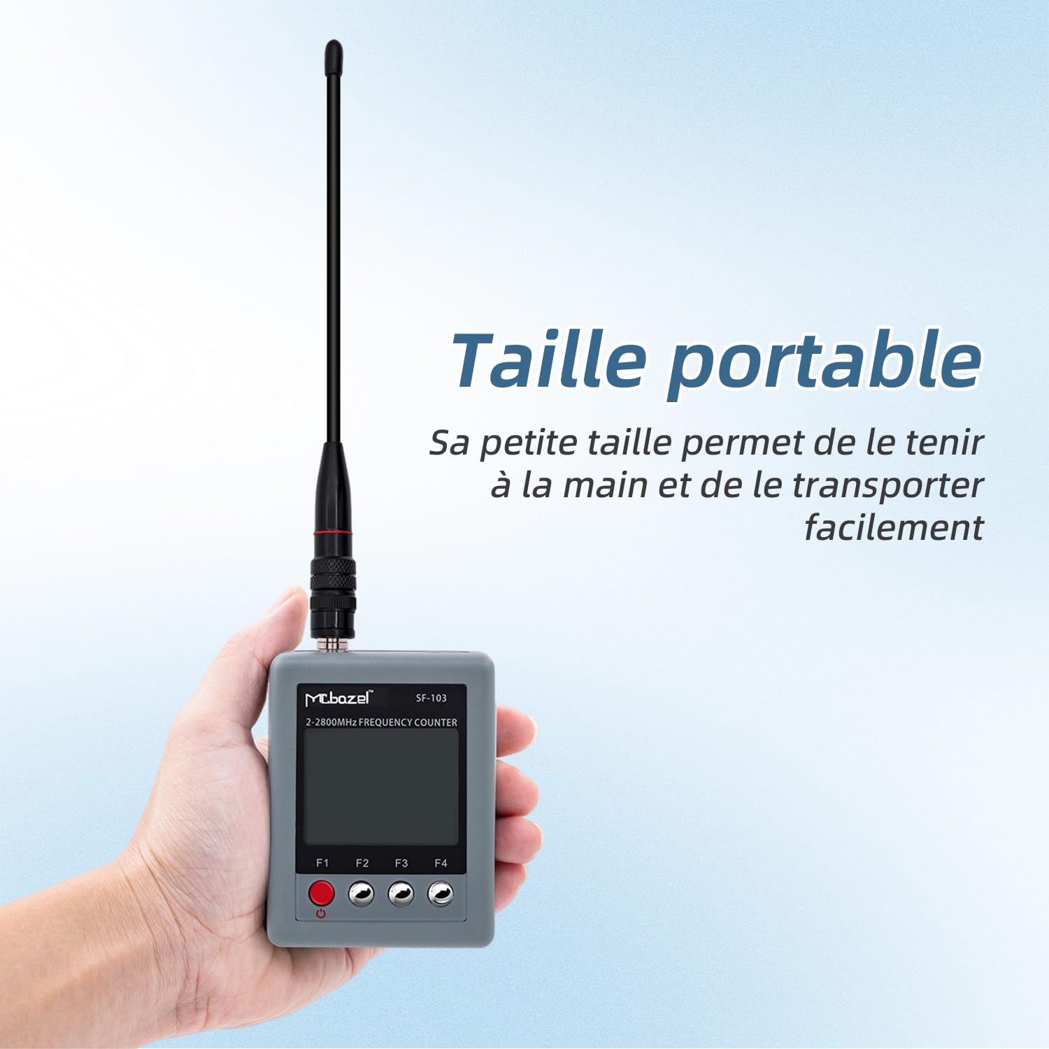 Mcbazel SF-103 Handheld 2-2800mHz Compteur de fréquence