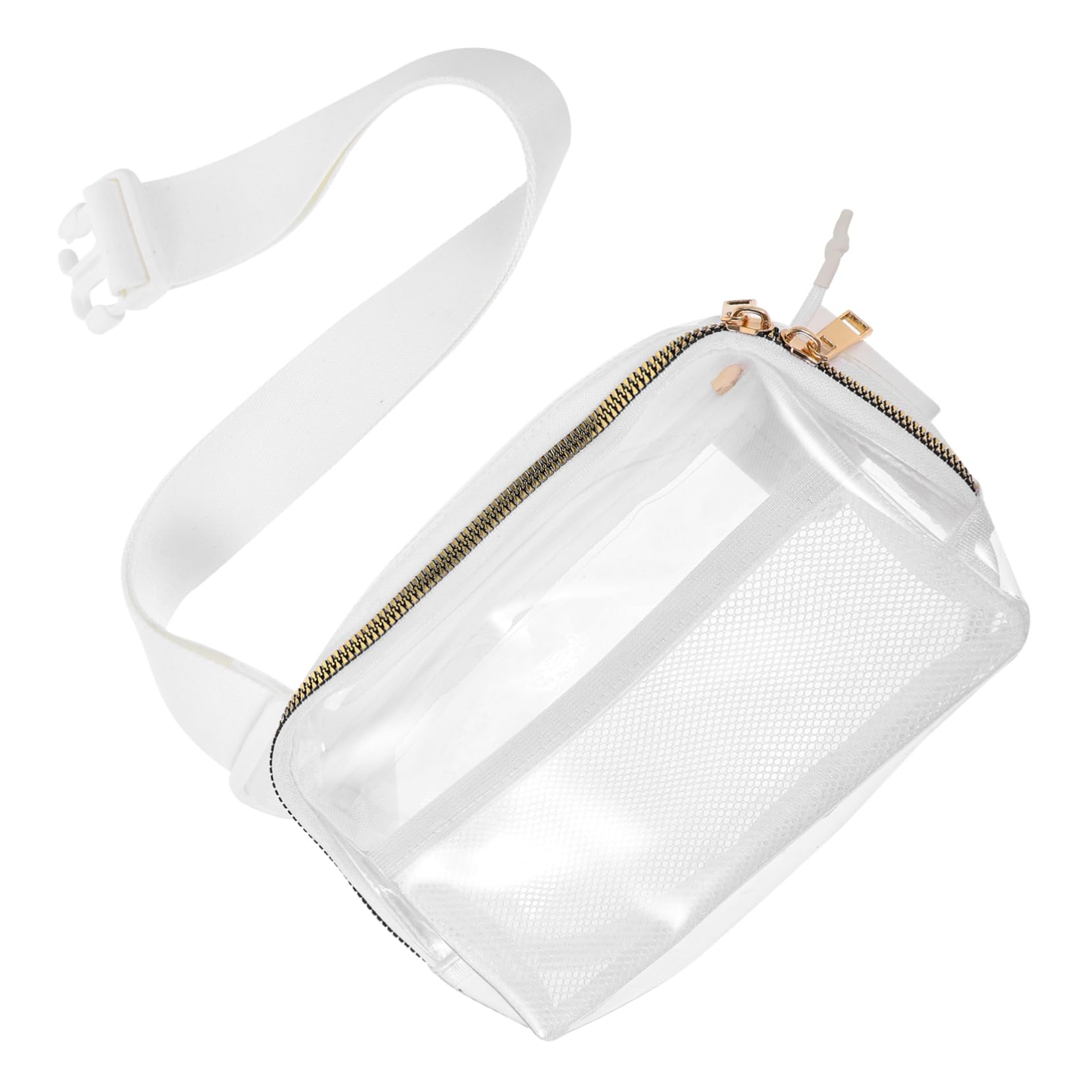 FOMIYES Fashionable Transparent Waist Fanny Pack for Women Adjustable Belt Bag for Running Hiking and Workouts Lightweight and Durable Design