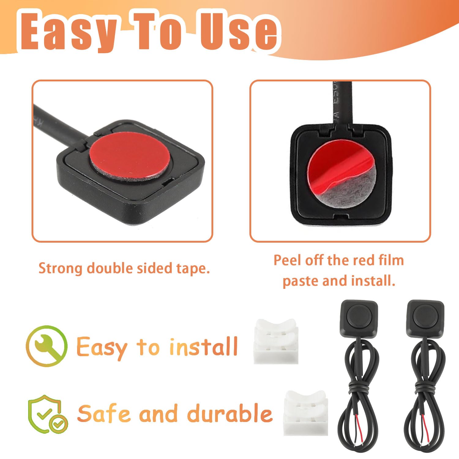 Bouton Poussoir Electronique Happy-MAP Interrupteur Bouton-poussoir Métal 12mm Dia Montage 2A SPST Instant Button