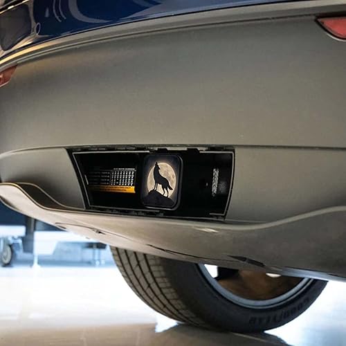 Miniatura 123 de Swono Cubiertas cuadradas de enganche para receptor, diseño de girasoles amarillos, girasoles amarillos, cubierta de tubo de enganche de remolque