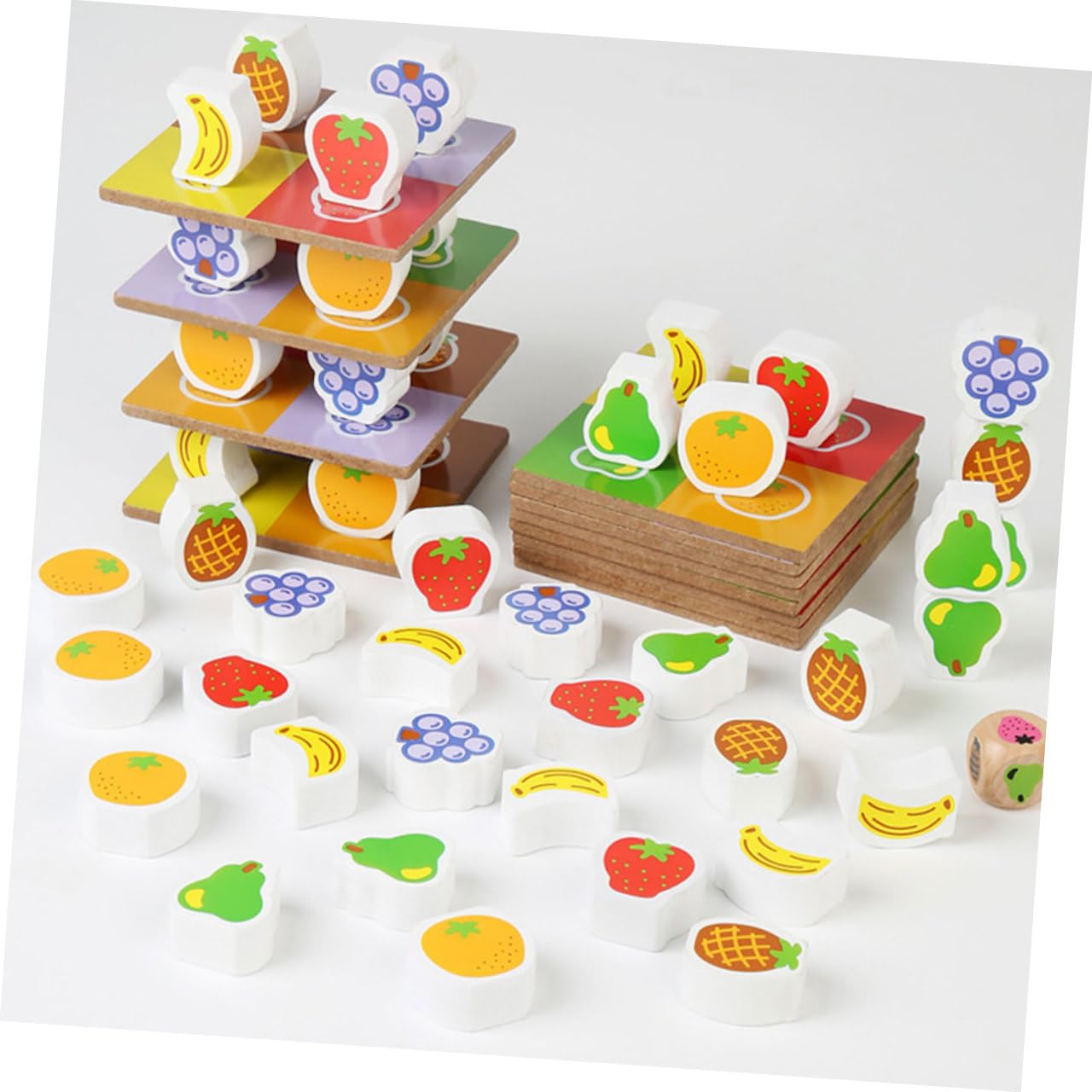 Bloques de Madera Apilables, 1 Juego, Juguete Infantil