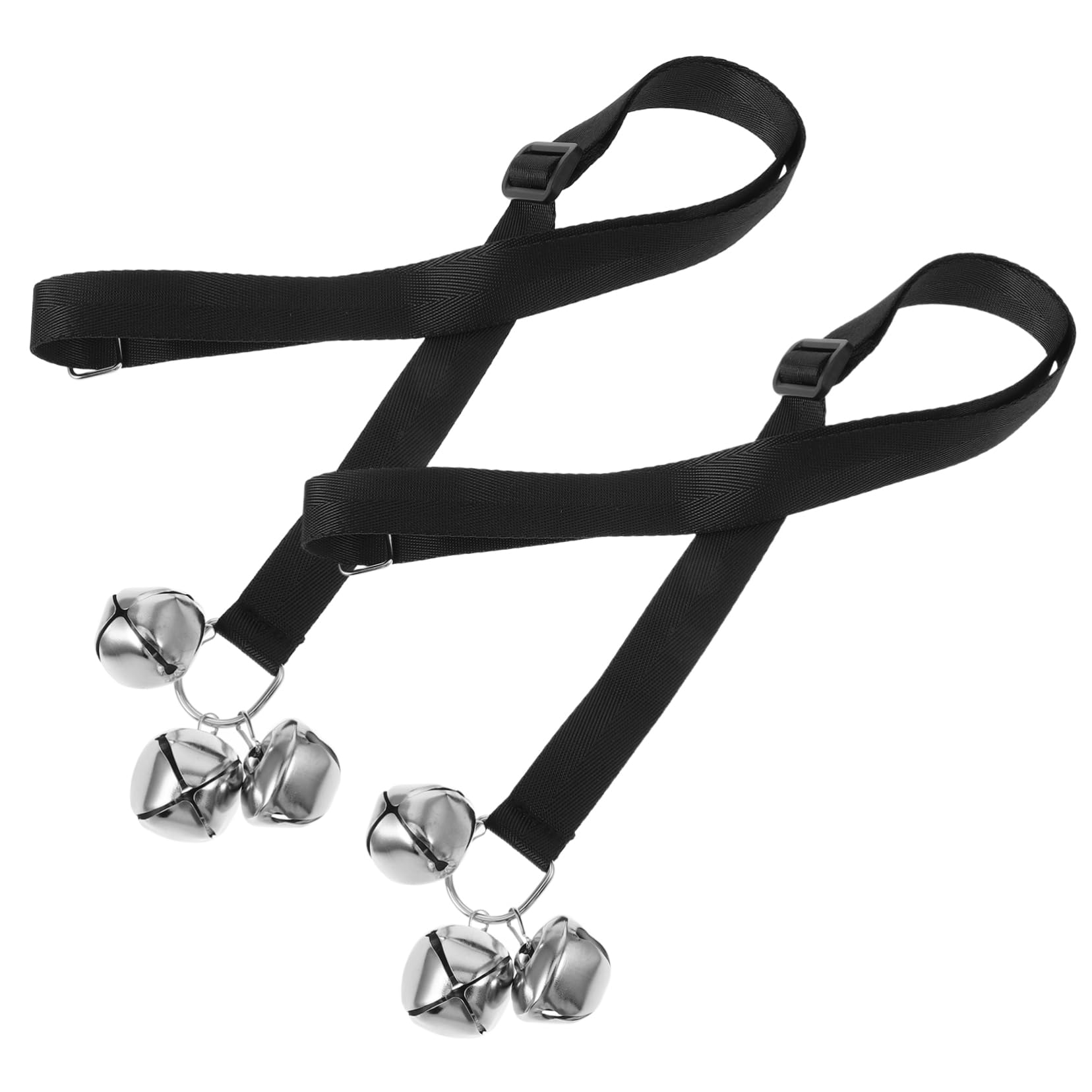 BESPORTBLE Adjustable Rope Pet Doorbell 2pcs Dog Doorbell for Potty Training with Loud Bells