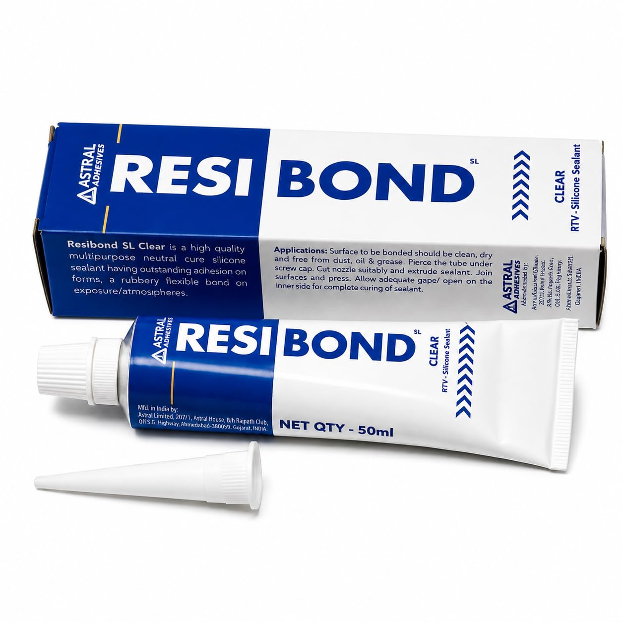 GREENARTZ 50ml Resi-Bond Silicone Waterproof multipurpose sealant creates protective seal ideal for metal, glass, rubber, tile,used indoors and outdoors, aquarium safe(fresh and salt water)-image-22
