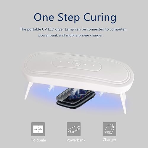 Miniatura 4 de Compatible con Apple Watch 78 de 1.772 in de repuesto de pantalla de lente frontal LED Kit de reparación de vidrio con herramientas e instrucciones