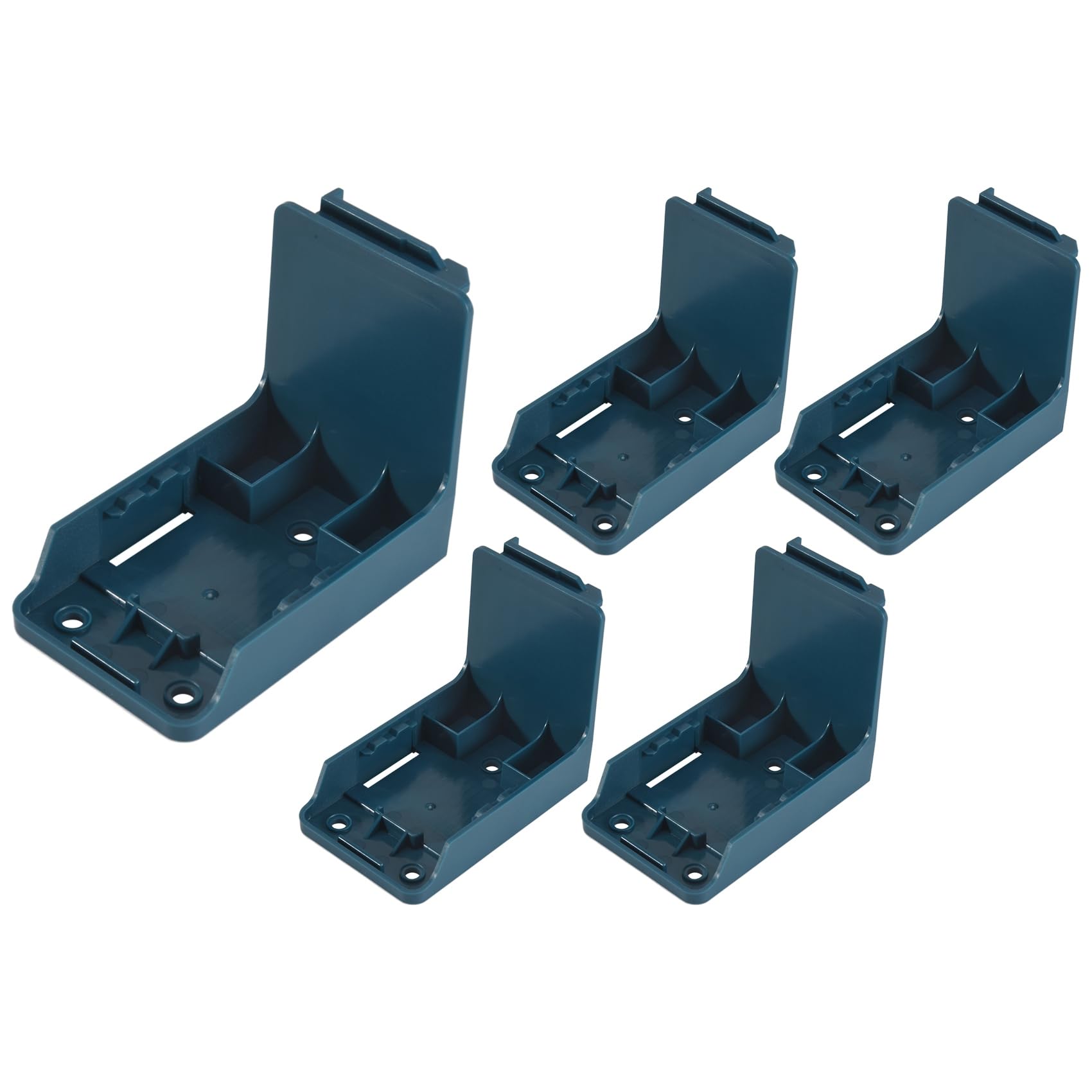 Littimoon 5 Packs Tool Mount for 18V,Battery Holder for 18V Battery Mounts/Hanger/Dock Holder