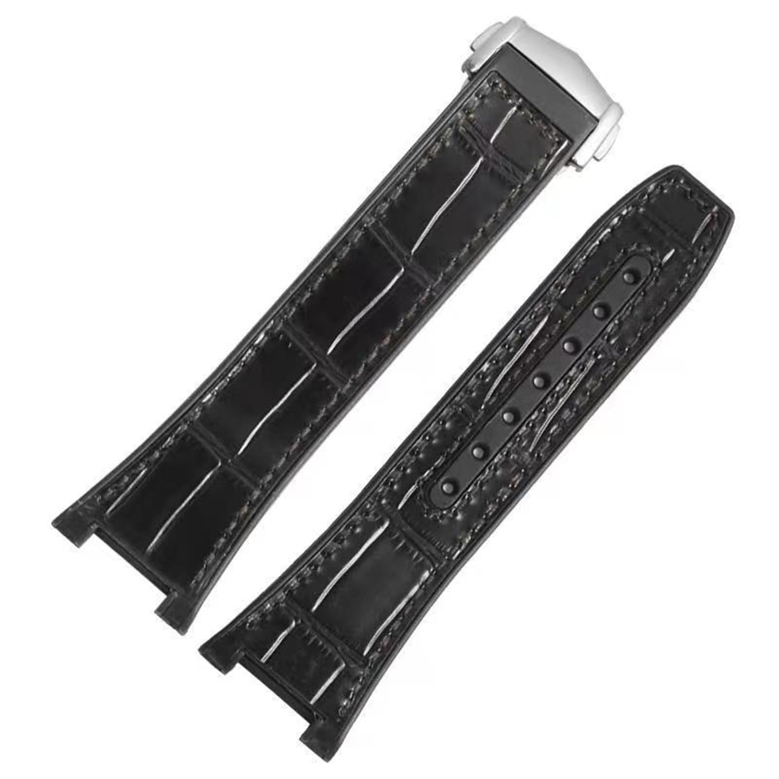 Sostituisce il cinturino Omega Constellation Double Eagle serie 131.133 Manhattan cinturino in pelle di vacchetta maschio cinturino osservatorio tacca 25-14mm
