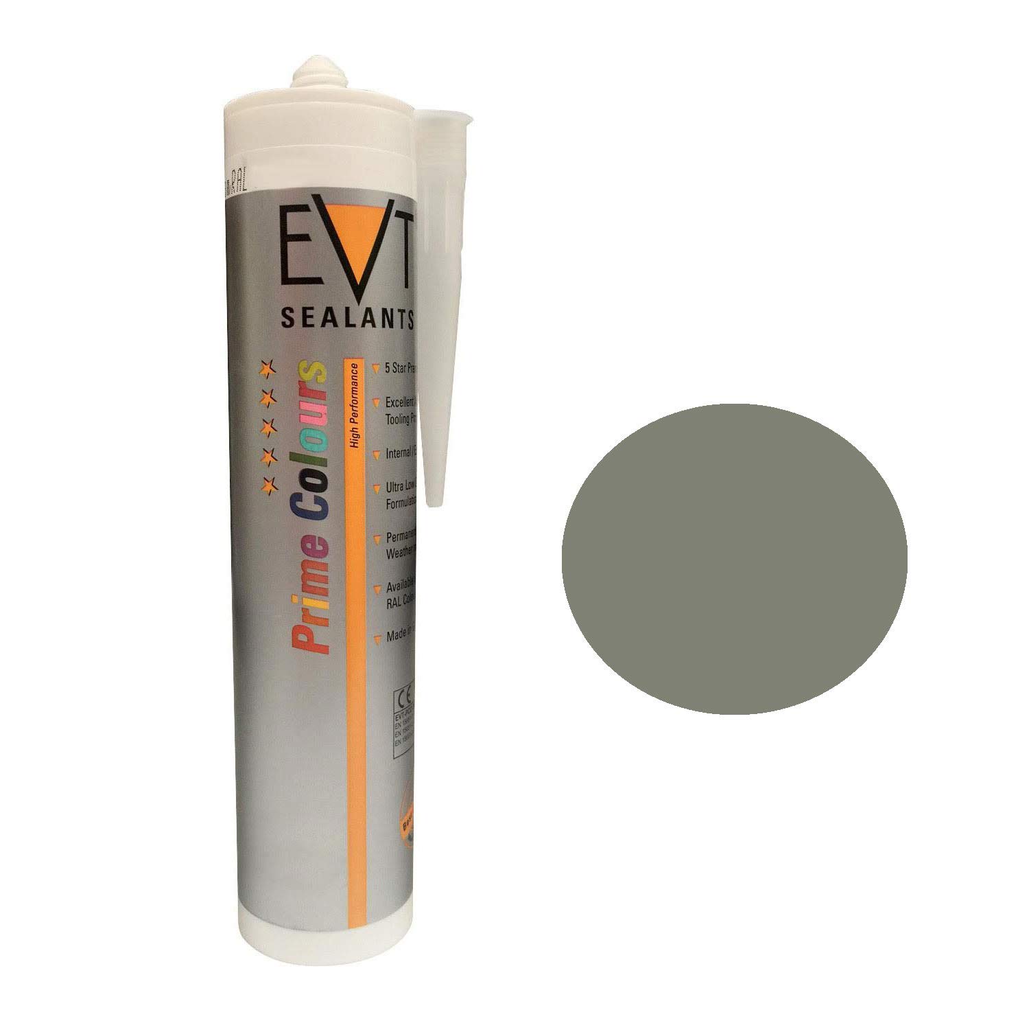 Evt Ral 7033 Cement Grey Prime Colour - Silicone (Ral Coloured Silicones) (Ral 7033 Cement Grey)