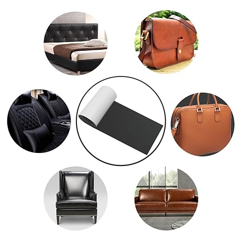 Miniatura 7 de Cinta de reparación de cuero, parche de reparación de cuero autoadhesivo para sofá, muebles, sofás, asientos de automóvil, kit avanzado de
