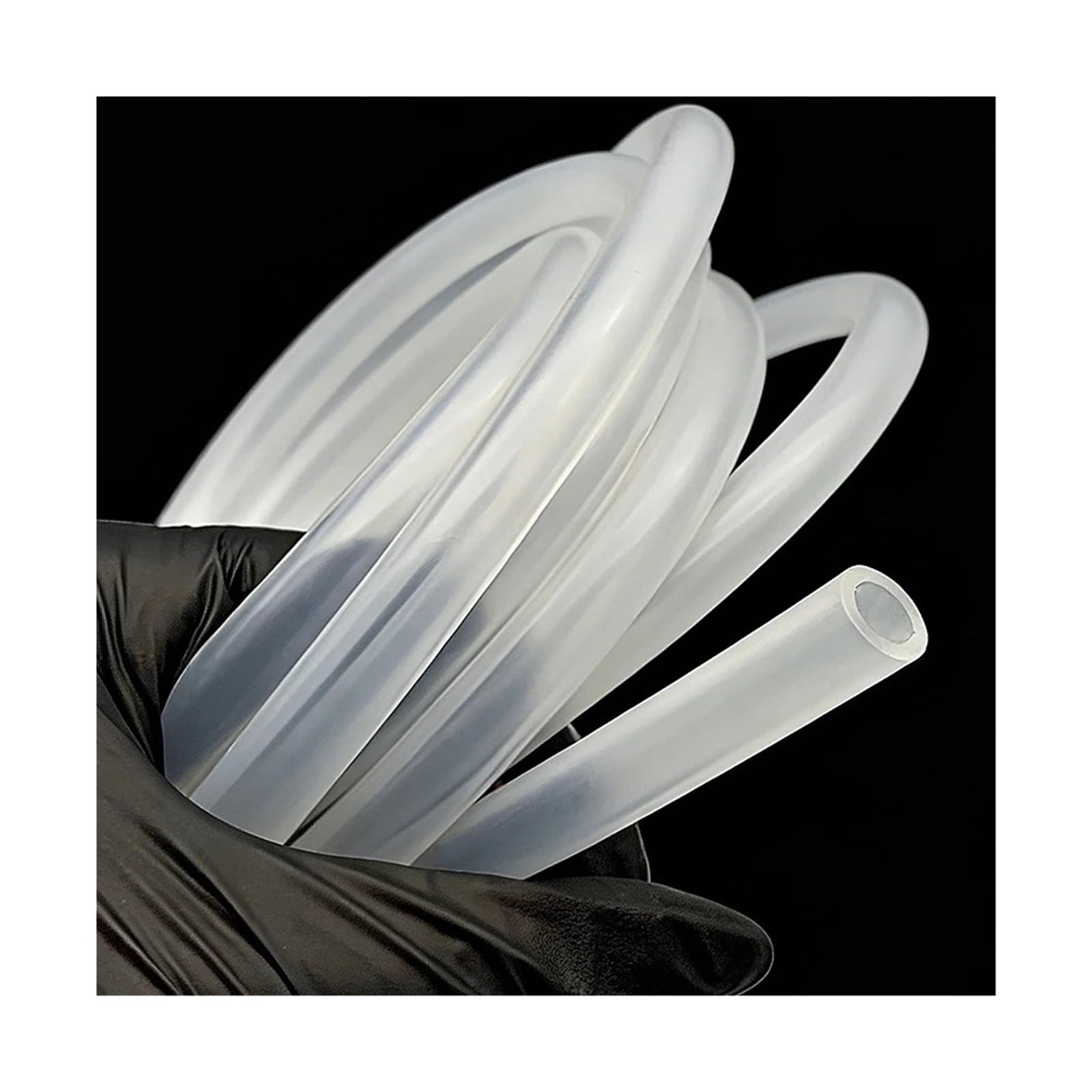 Tubo silicona ID 2-18mm resistente frío y envejecimiento | Flexible a bajas temperaturas, antienvejecimiento, seguro y fiable(10M_OD 10XID 5MM)