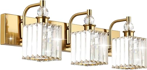Miniatura 89 de Ralbay - Luces de baño de cristal negro 3 luces, accesorios de iluminación de tocador de baño de cristal, modernas luces de pared de baño de espejo
