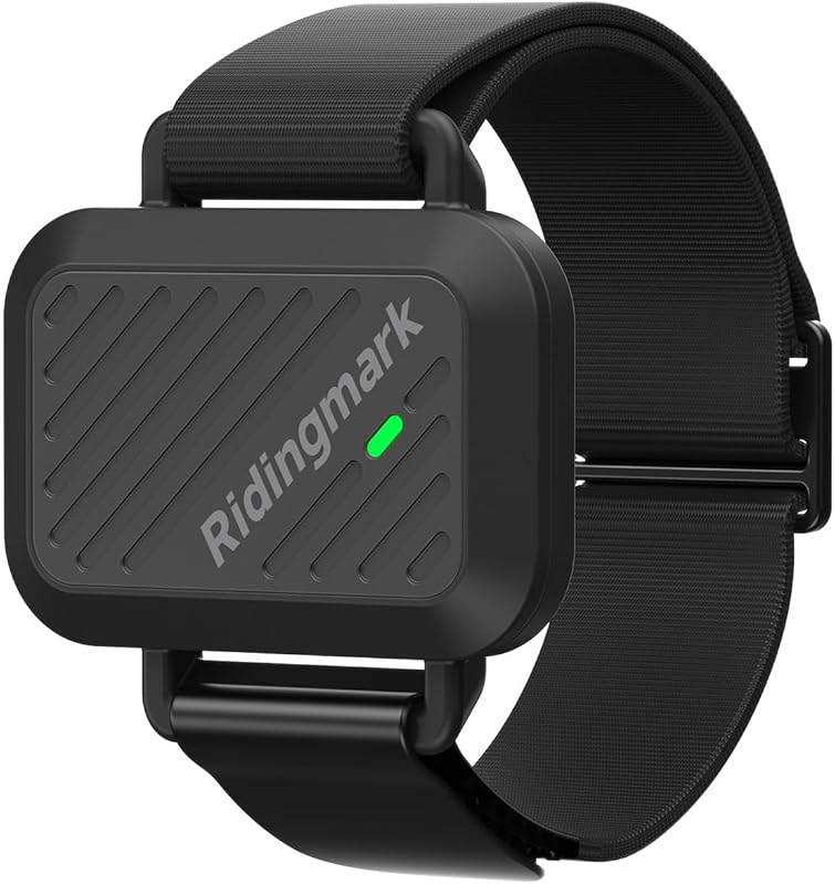 Brazalete con monitor de frecuencia cardíaca, Bluetooth 5.0/ANT+ IPX6 resistente al agua | Batería de 110 horas recargable indicador LED inteligente ejercicio correr pulsera portátil entrenamiento ciclismo mujeres hombres regalo