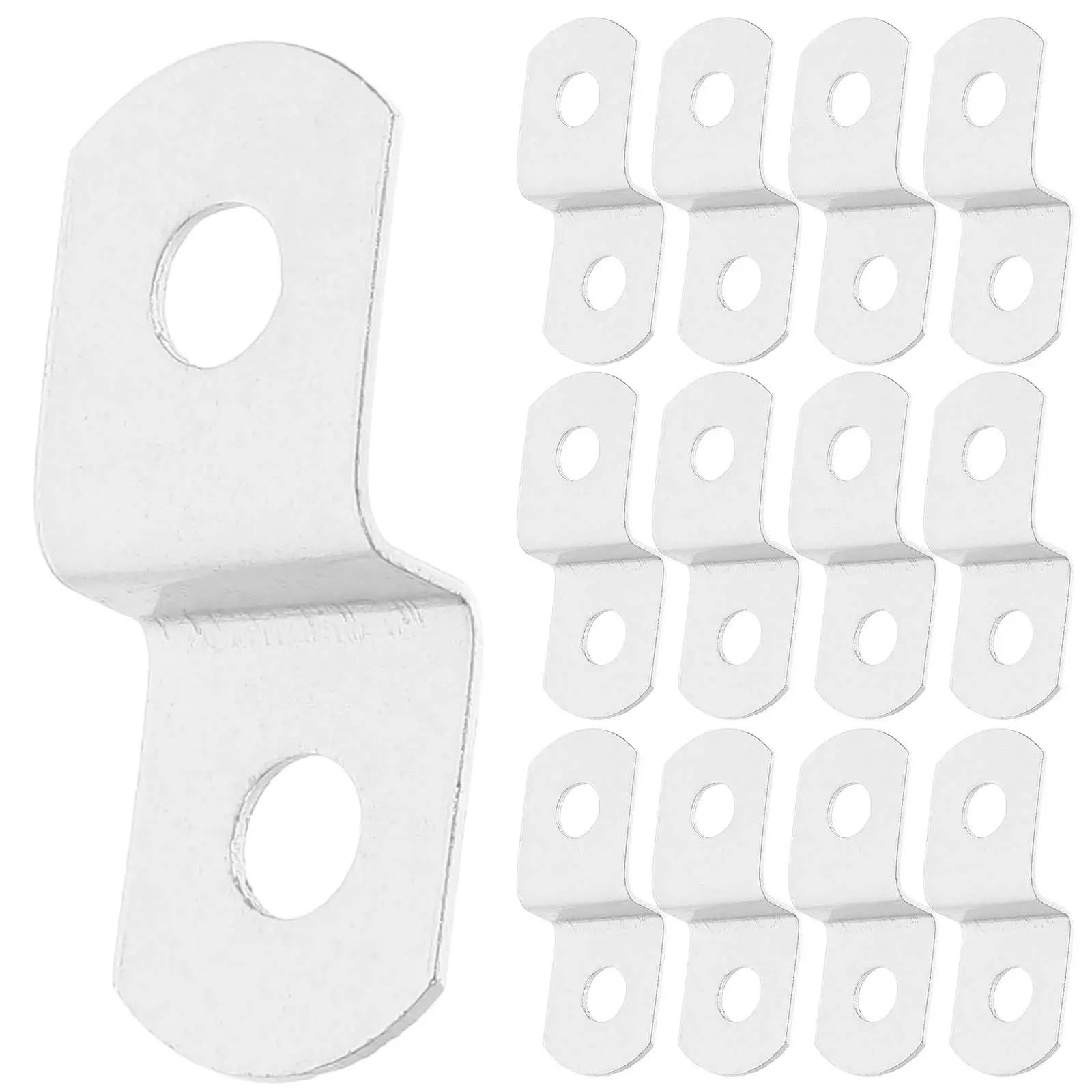 Gwyzax One Color Offset Canvas Clips Z Shape Angle Brackets Photo Frame Connectors For Mirror Cabinet Canvas Fixed Clips(360Pcs)