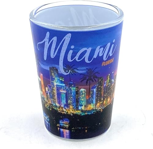 Vasos de chupito de Atlanta esmerilados Georgia State Souvenir Shot Glasses Atlanta Golden Skyline Beber Glass American City Regalos turísticos