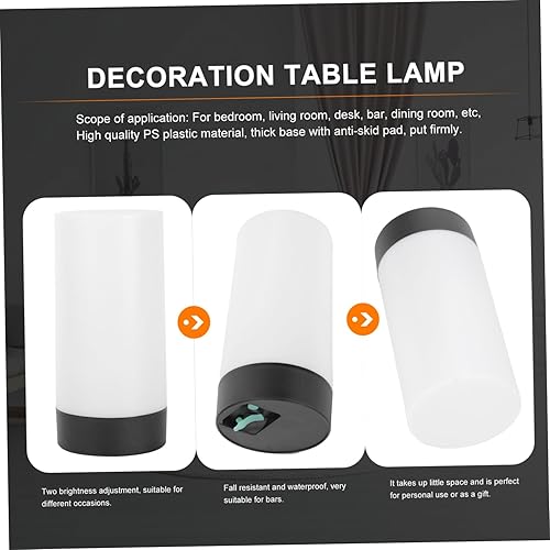 Miniatura 4 de Uonlytech Lámpara de escritorio LED para mesita de noche, lámparas de mesa recargables inalámbricas, lámpara recargable, lámpara de mesa, lámpara de