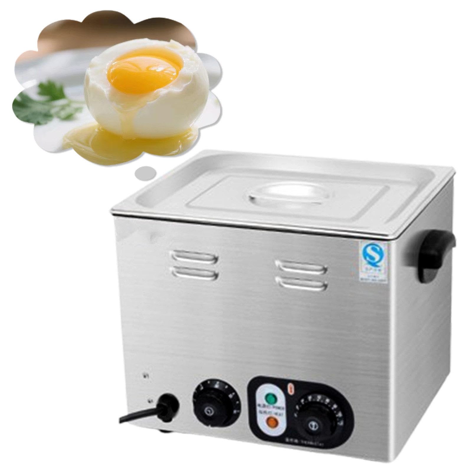 Hervidor De Huevos Profesional De Aguas Termales, Capacidad para 60 Huevos, para Uso Comercial, Control Inteligente De Temperatura, Tubo Calefactor De Anillo, DiseñO Antiescaldamiento. C