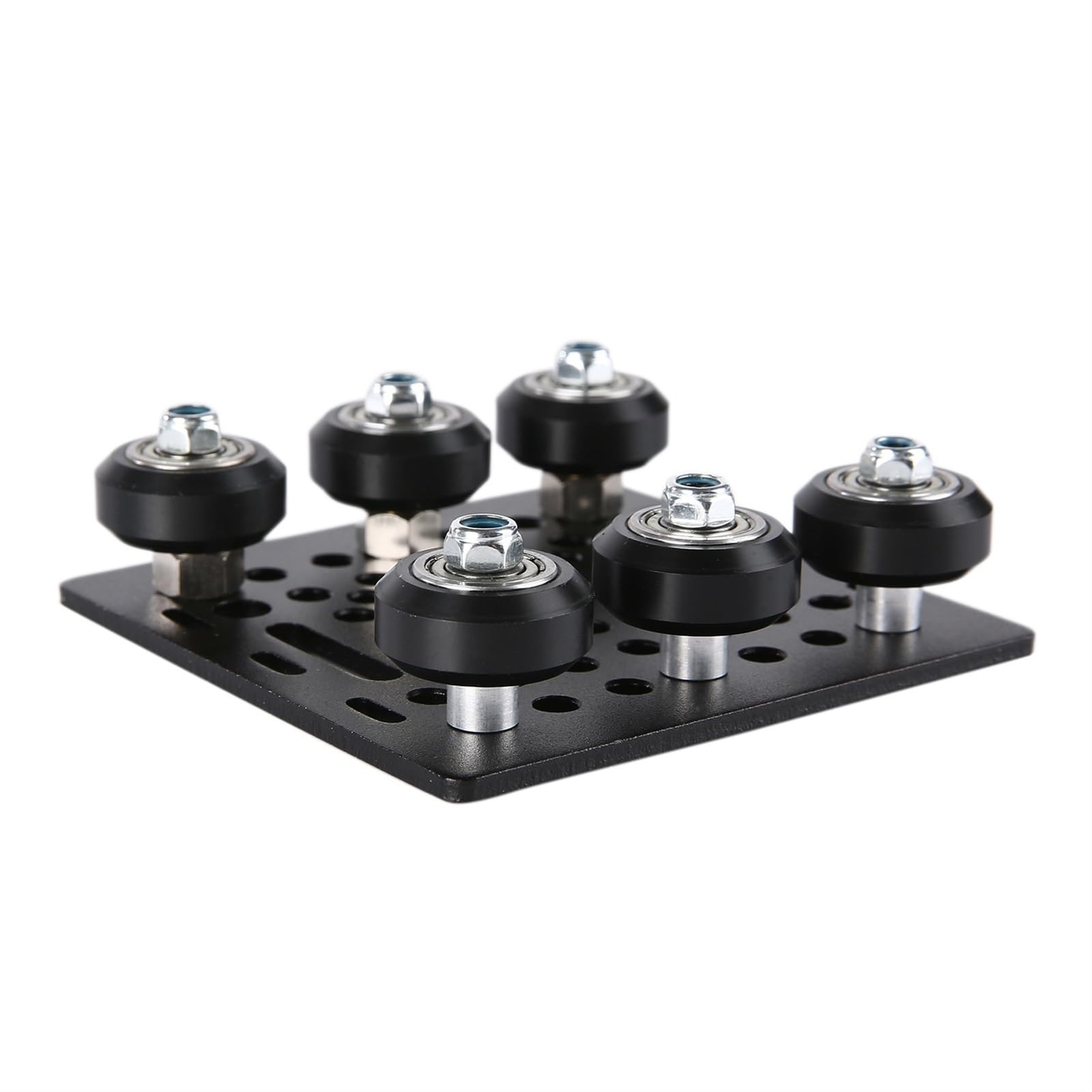 1set Assembled for Openbuilds 2040/4040 Aluminium V Slot Gantry Plate Kit, with for V-Slot Solid Wheel for Profiles CNC Machine