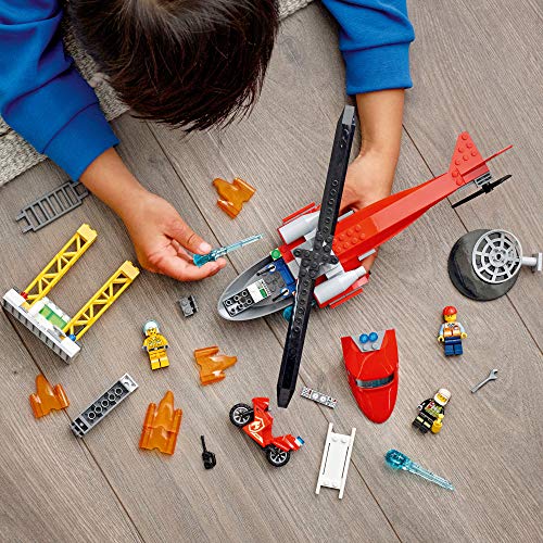 LEGO City Fire Rescue Helicopter 60281 Building Kit; Firefighter Toy and Fun Playset for Kids, New 2021 (212 Pieces) – Bild 7