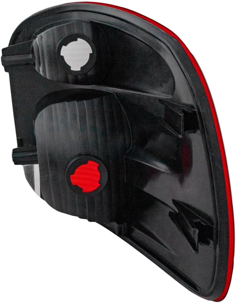 For Ford F-150/F-150 Heritage 2000 01 02 03 2004 Tail Light Driver and Passenger Side | Pair | Red Lens | Flareside | Replacement For FO2800178, FO2801178 | YL3Z13405AA, YL3Z13404AA