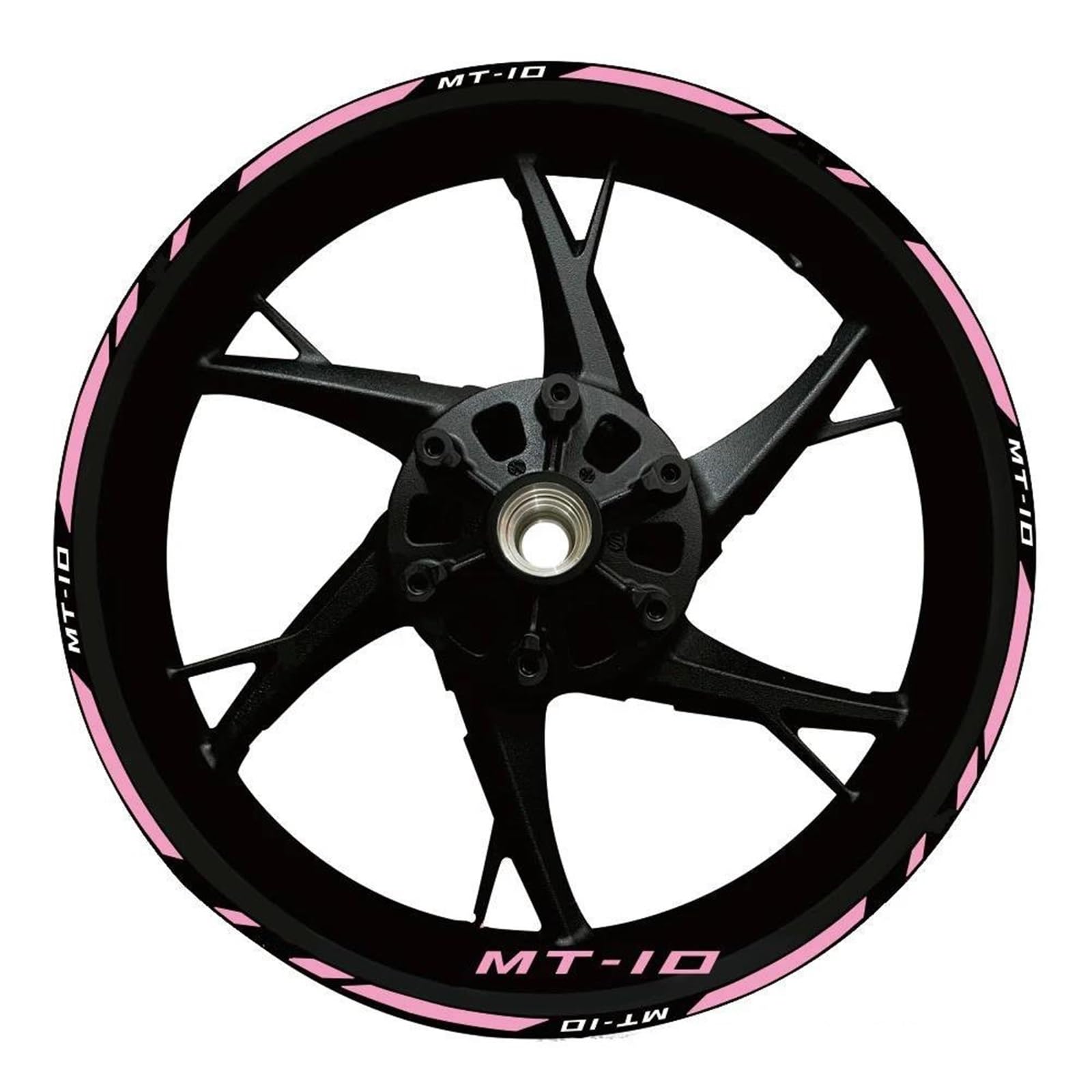 Stickers Motorcycle Accessories Reflective Rim Edge Stripes Wheel Stickers for Yamaha MT10 MT-10(Style 19)