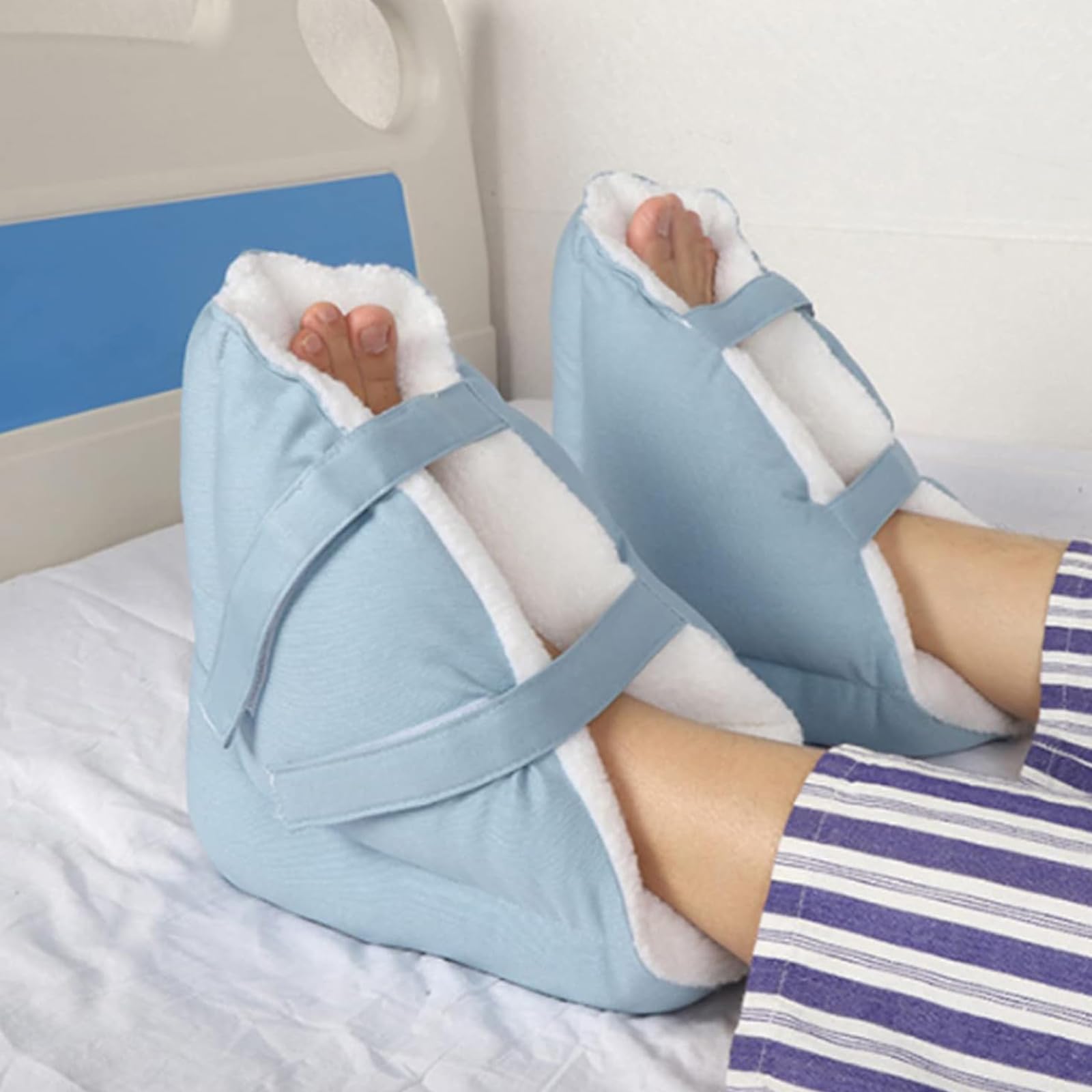 Cojín Protector del Talón, Protectores del Cojín del Talón De Las Botas para Los Pies para Lesiones, Almohadas Cómodas para Los Pies, Úlceras por Presión Efectivas