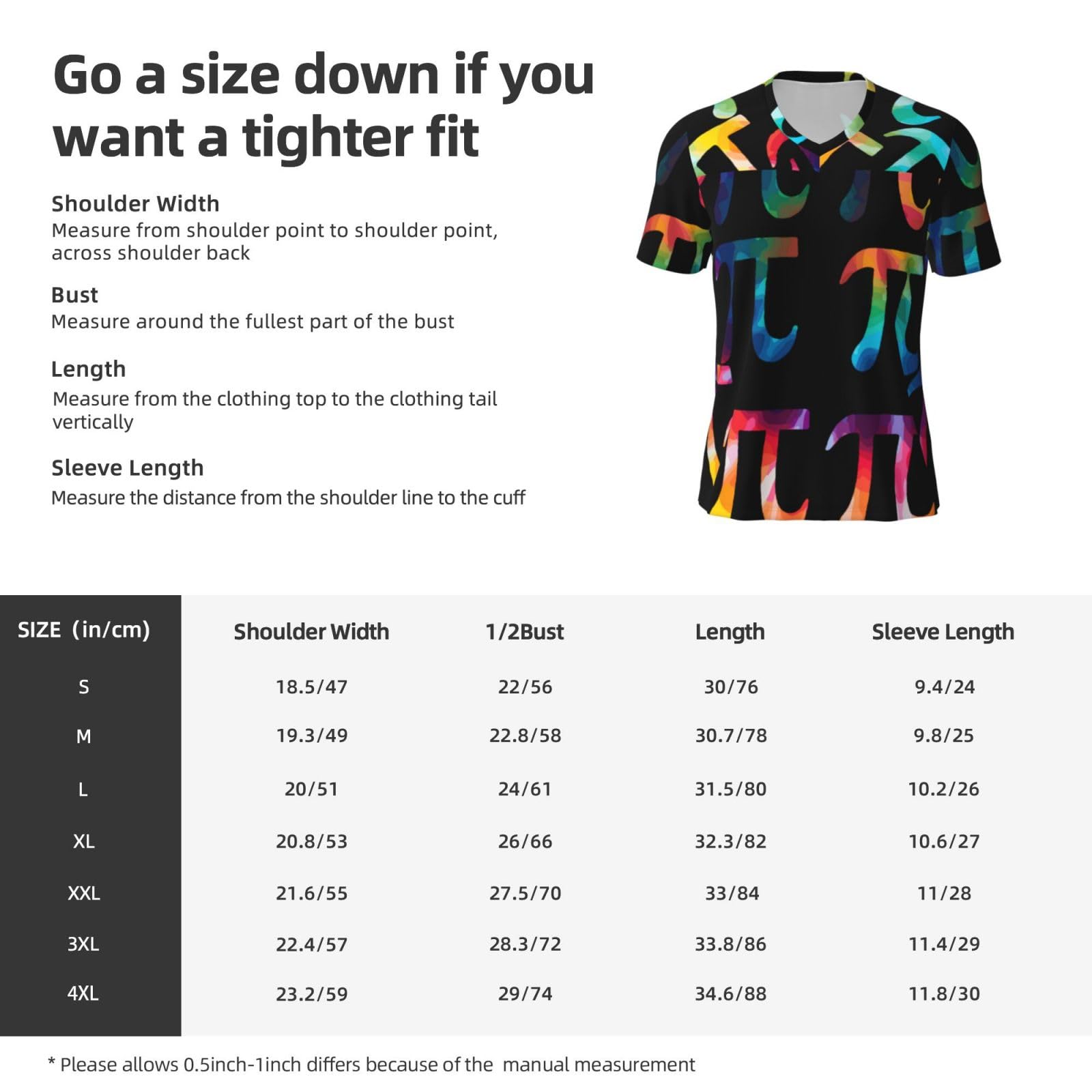 Stylish Athletic Sports Jersey Pi-Math Men's Rugby Jersey 4X-Large Black