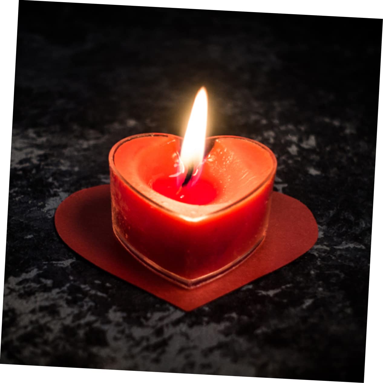 PHENOFICE 3 Sets Heart Tea Lights Candle Making Kit Tealight Candle Empty Mold Kit