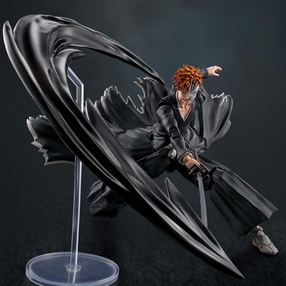 Zhongkaihua Kurosaki Ichigo Figura Getsuga Tensho Modelo Estatua Anime Figura de Acción Móvil Accesorios Intercambiables Colecciones Decoraciones Regalos