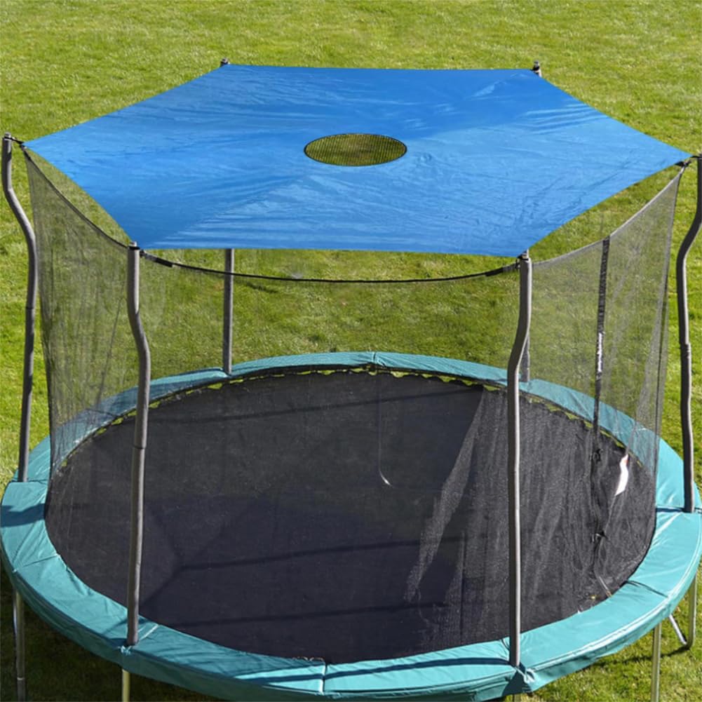 Housse D'ombrage Pour Trampoline - Anti-UV, Imperméable, Ajustable 6/8/10/12/14 Pieds
