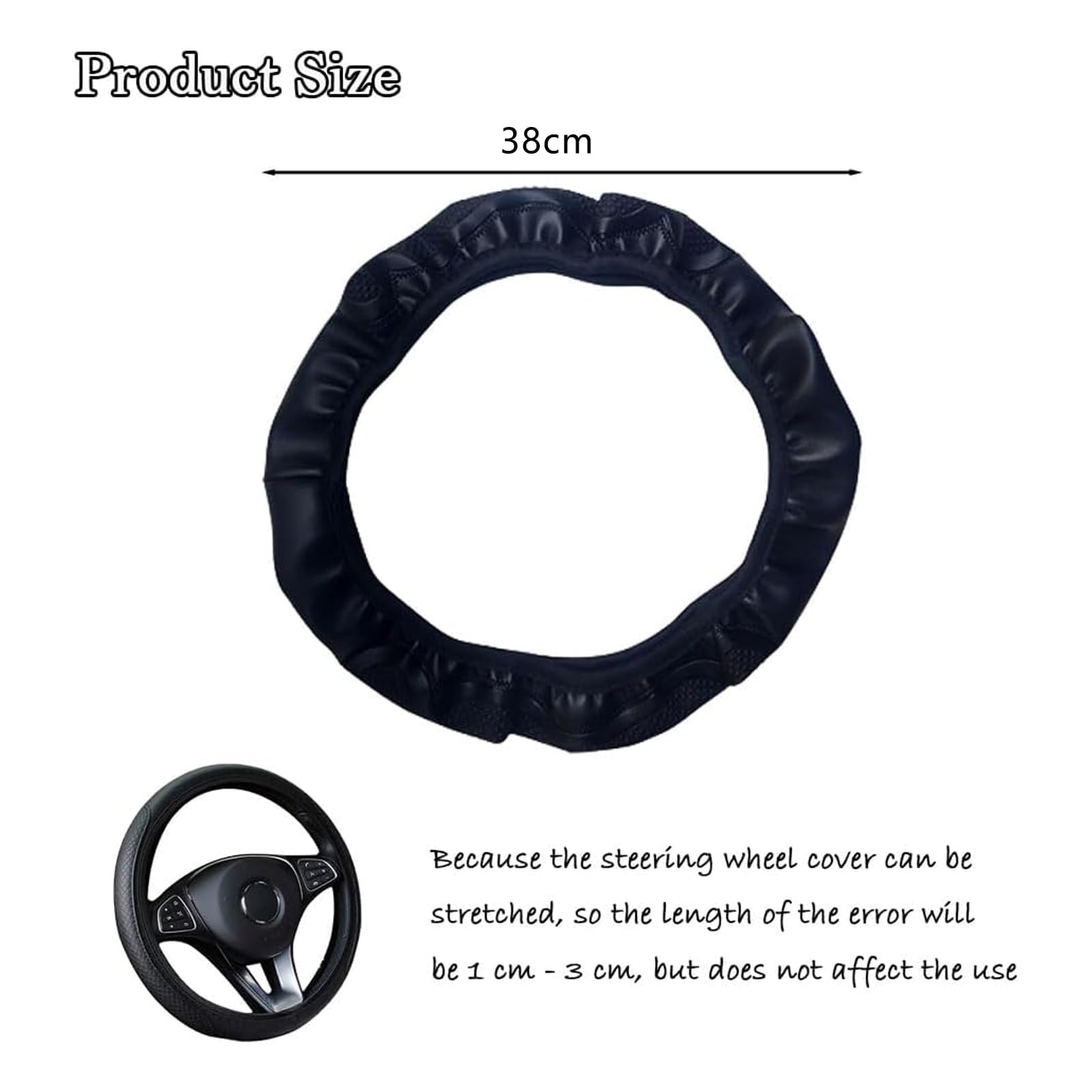 EXCTLOE Car Steering Wheel Cover for Kia Picanto JA TA SA 2004-2024