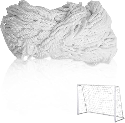Red de portería de fútbol, redes de repuesto para portería de fútbol deportivo, red de poste de portería de fútbol de tamaño completo para