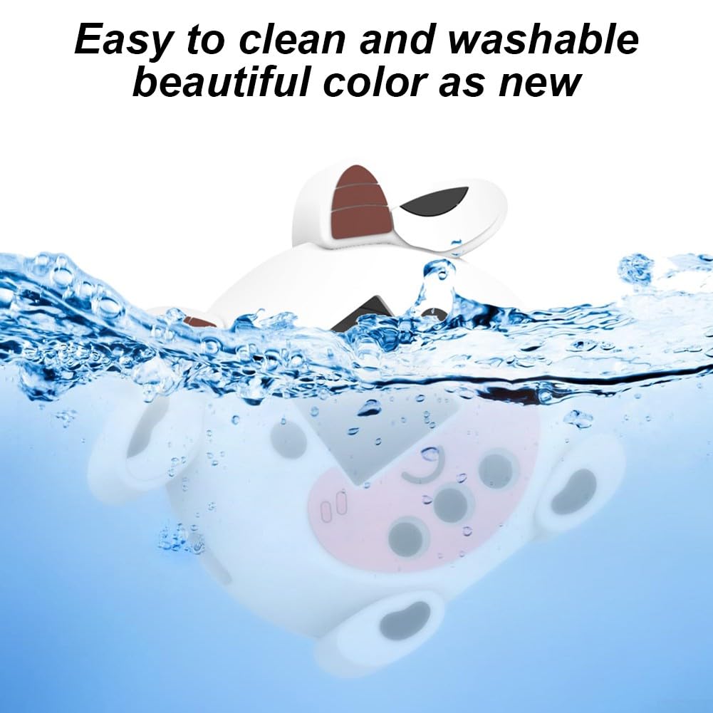 Besttoolifes Punirunes Coque de protection en silicone pour jouet numérique interactif - Doux au toucher - Avec cordon - Résistant aux rayures - Pour appareils électroniques des enfants - Blanc