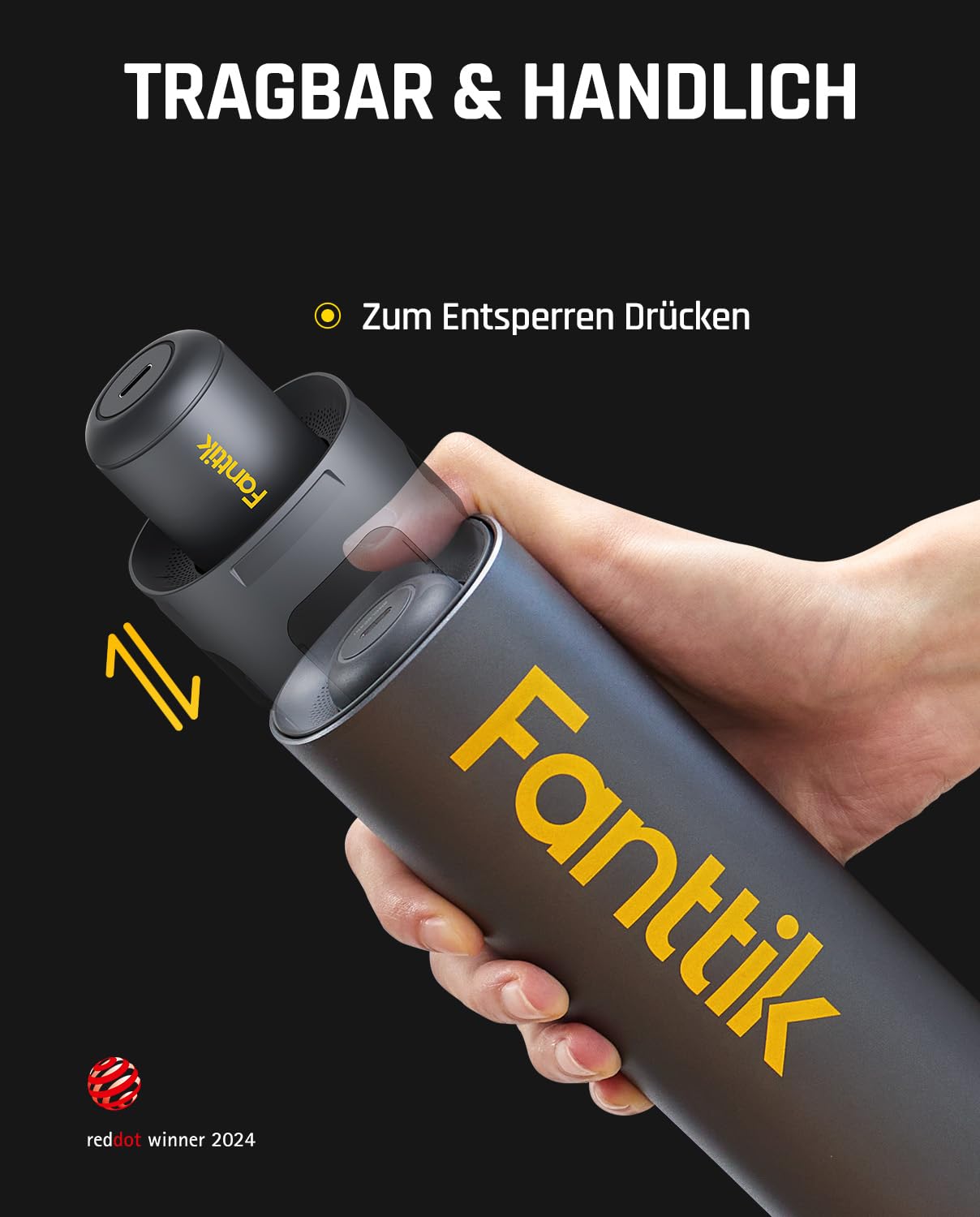 Fanttik S1 Pro 3.7V Magnetische Electric Screwdriver, Leistungsstarkes-Schraubendreher-Set mit 16 Bits, Einstellbare 3 Drehmomente bis zu 6 Nm, 2000-mAh-Akku, Geeignet für die Möbel/Computerreparatur