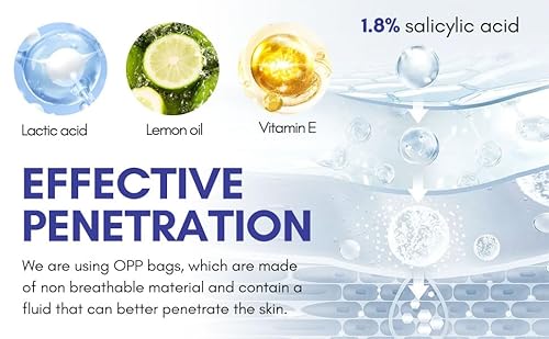 Spinosum Foot Peel Mask (2 Pairs) For Baby Soft Skin Remove Dead Skin, Dry, Cracked Feet & Callus, Spa, Made With Aloe Vera Extract Women And Men Peeling Exfoliating thumb #7