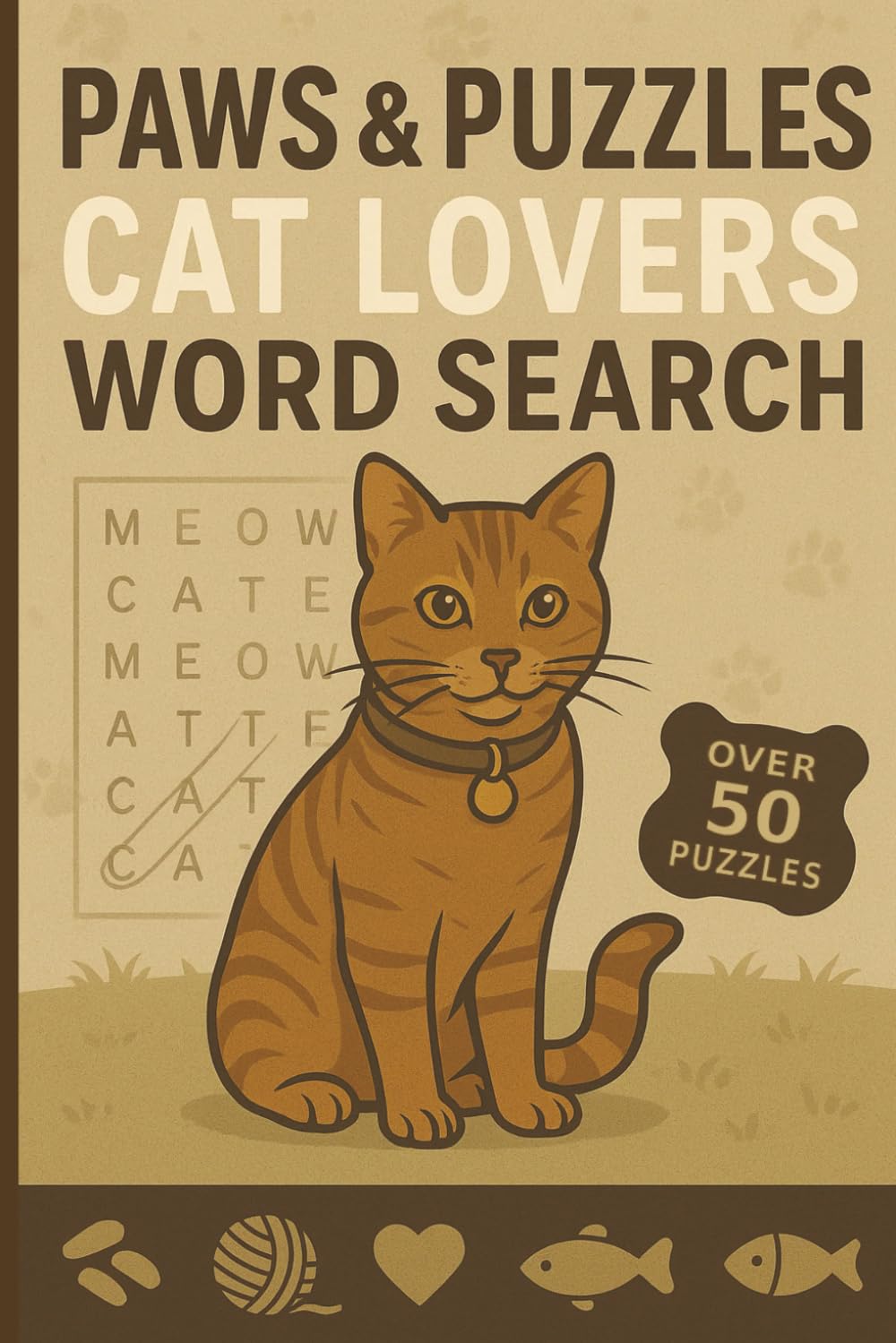 Paws & Puzzles: Cat Lovers Word Search