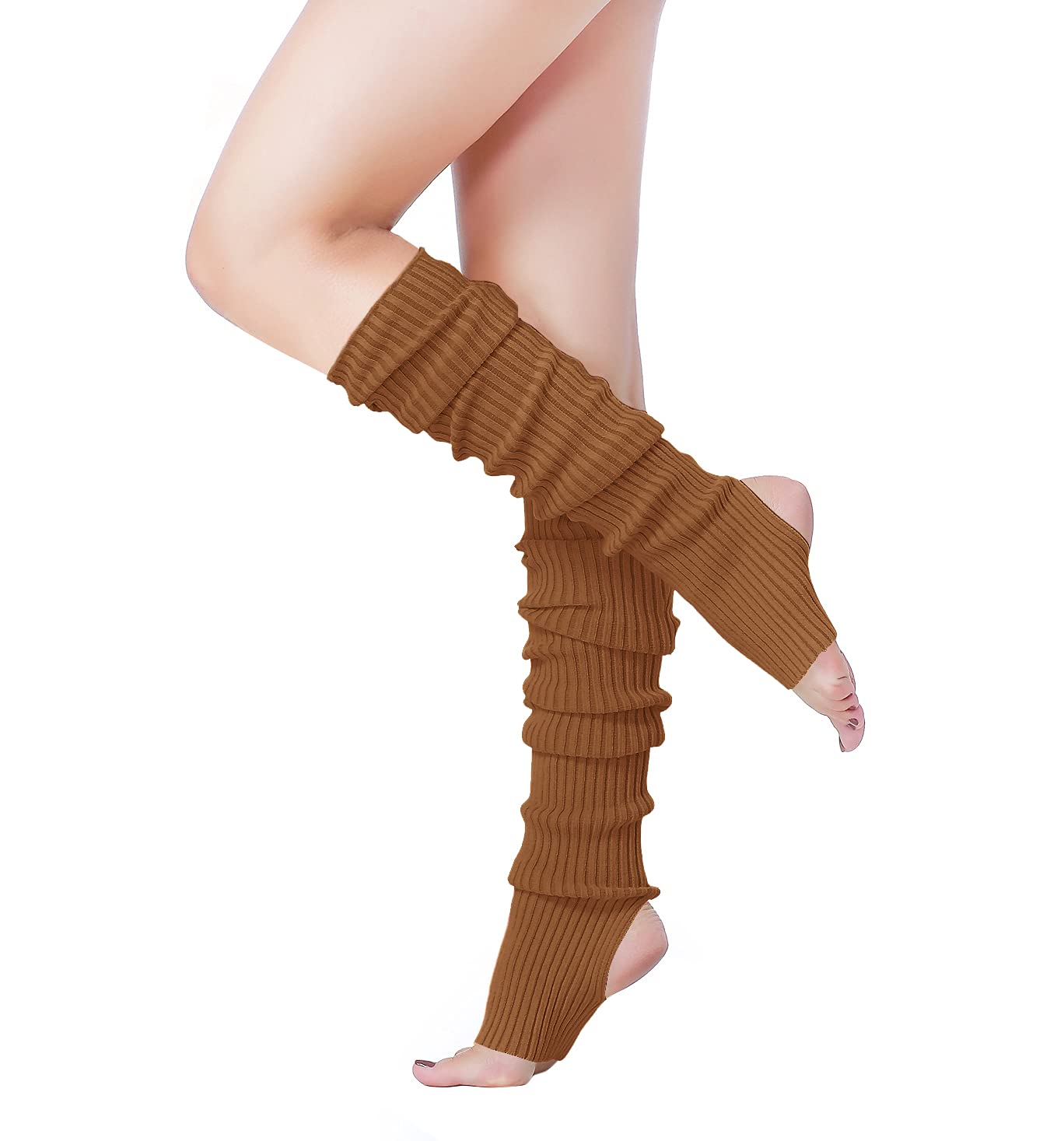 v28 Women’s Neon Knit Leg Warmer for 80s Party Dance Sports Yoga