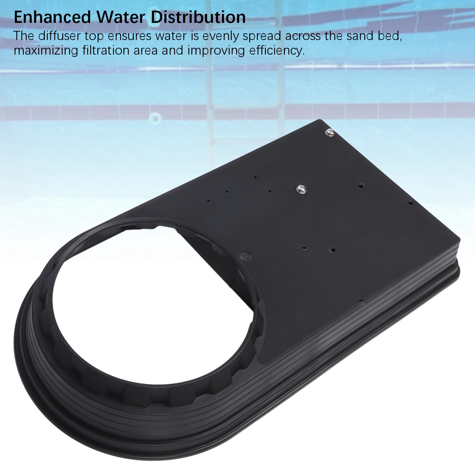 Base del Filtro de, Base Inferior del Filtro de con Tapa Difusora Incluye Tornillos y Arandelas para un Fácil Montaje y Prevención del Frío