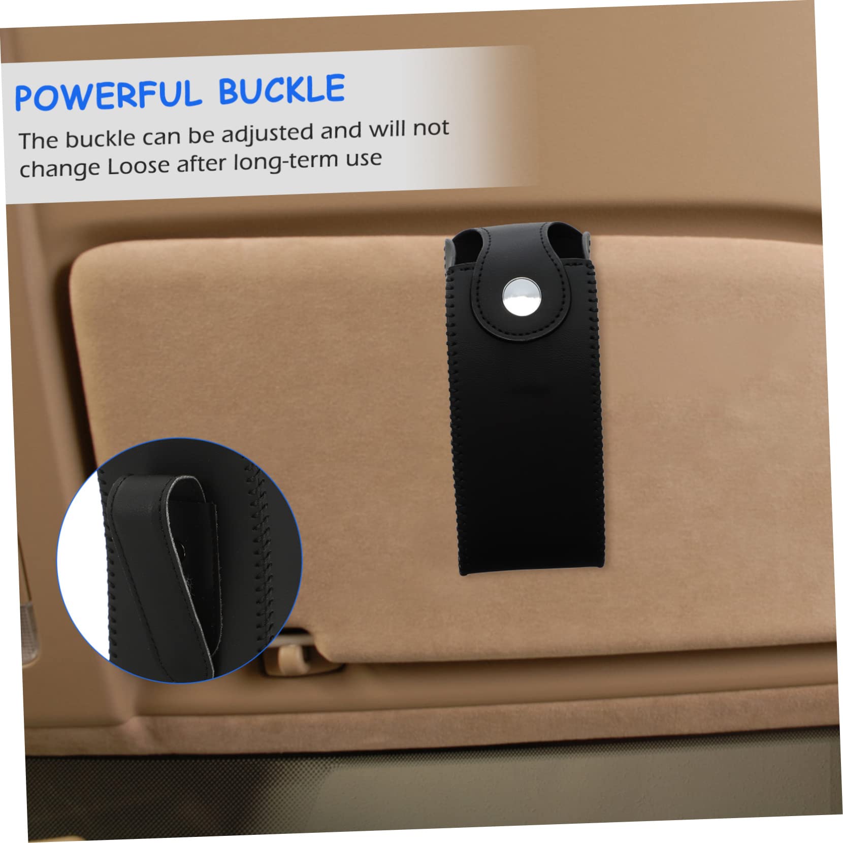 SOLUSTRE 3pezzi Porta Occhiali Da Sole Per Auto Scatola Pratica Da Montare Sul Parabrezza Con Design Elegante e Spazio Aggiuntivo Per Occhiali e Accessori Custodia Leggera e Versatile Per