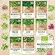 valeaf BIO Microgreens Set I 8 Sorten Sprossen Samen Pflanzset mit Keimsprossen und Microgreens Samen I inkl. Kressesamen, Alfalfa Samen I Samen Anzuchtset Microgreens Kit für Sprossen Keimgerät