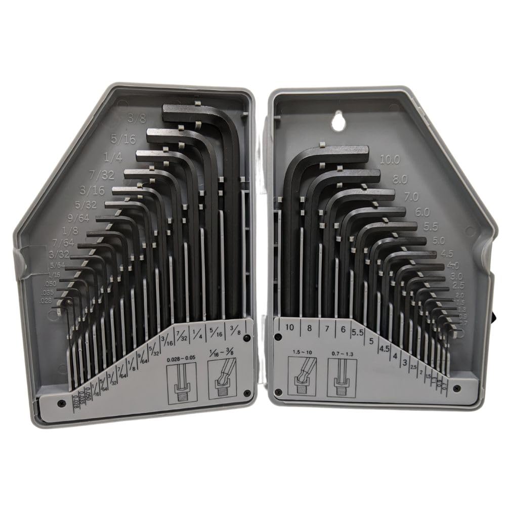 ARNDT Germany Metric & Imperial Ball End Allen Hex Keys Set of 30 PCS - Image 2