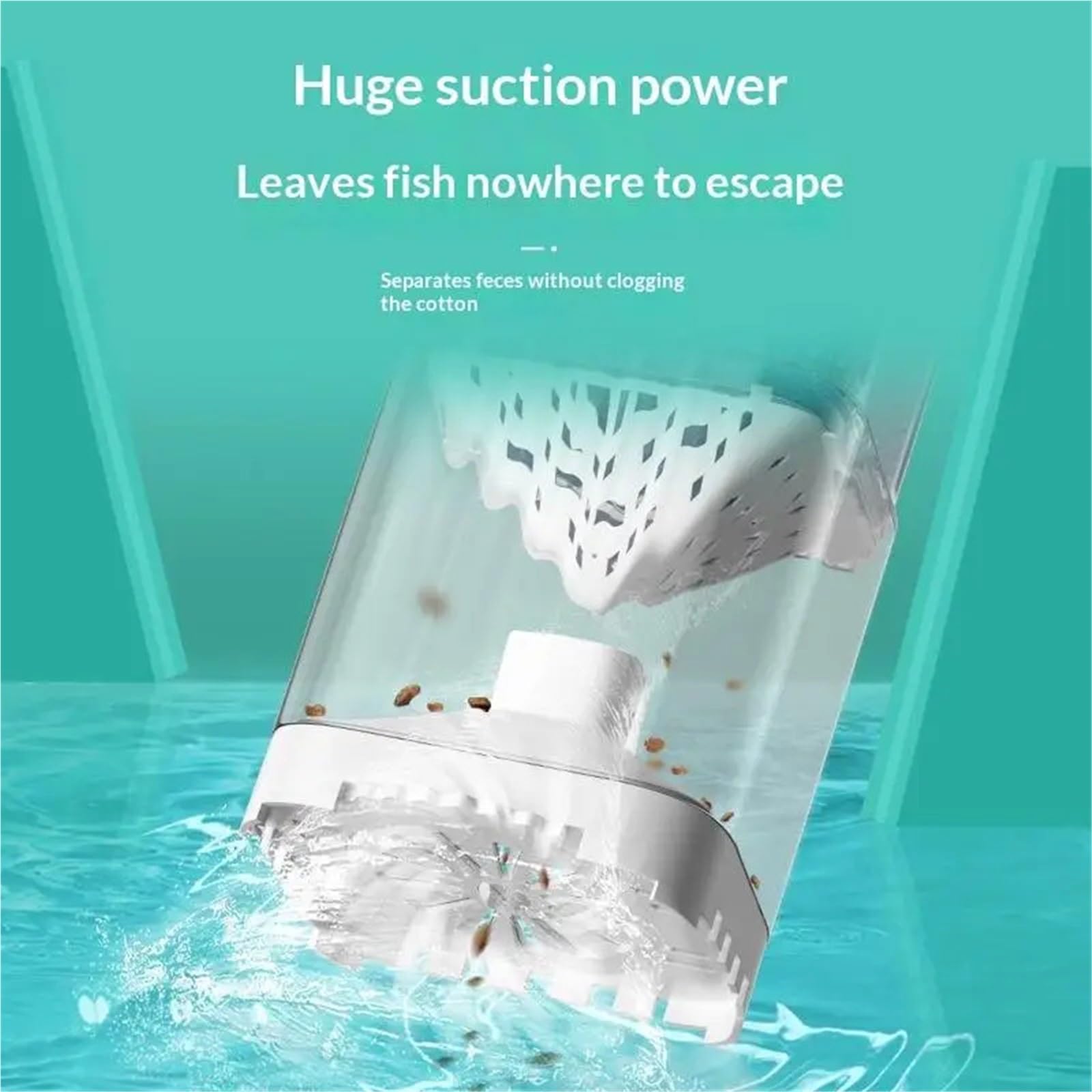 Aquarium-Innenfilter, Aquarium-Filterpumpe, tauchfähig, leise, Sauerstoffbelüfter, interner Wasserwellenmacher | 35 W