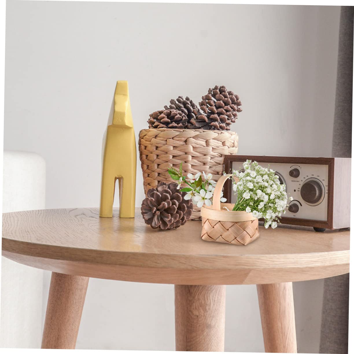 Yardwe 45piezas Cestas De Dulces Tejidas Mano De Canastas Para Decoración De Bodas y Para Empacar Golosinas Fiestas y Celebraciones