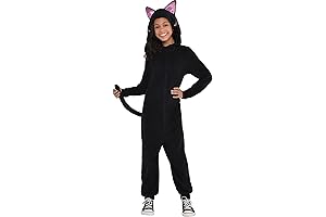 Black Cat Costume for Girls 10-12