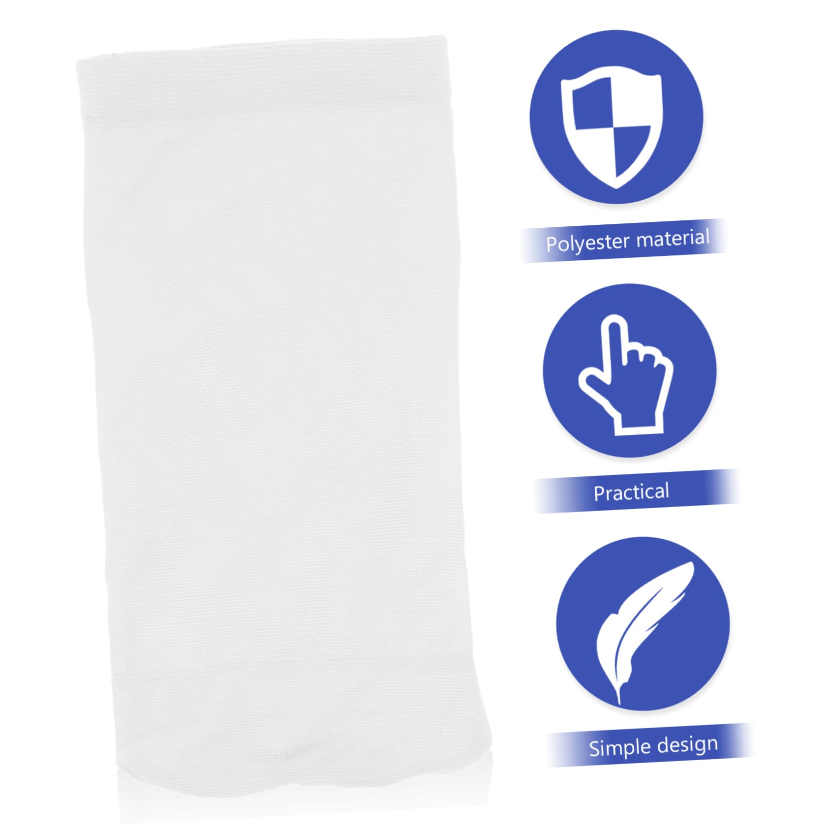 HANABASS 100piezas Calcetines para Filtración De Piscina Fáciles De Usar Limpiar y Capturar Residuos Agua De Acuarios y Piscinas Reutilizables y Desmontables