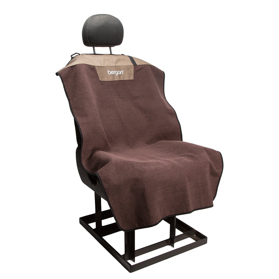 Bergan Bucket Seat Cover, Premium Microfiber, Mole' Brown