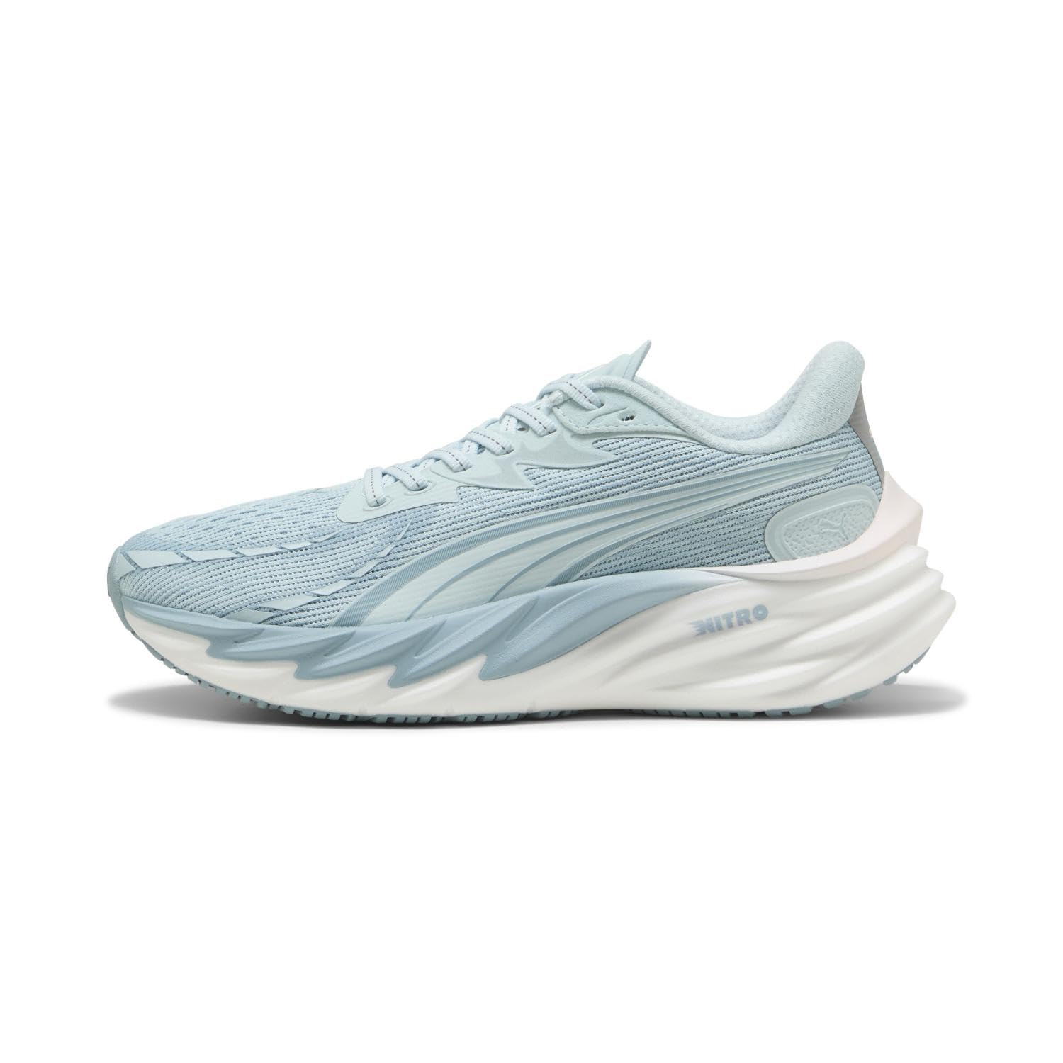 PUMA Velocity Nitro 4 Zapatillas para Correr Zapatilla Neutral Mujeres Sea Glass-Gold Moon