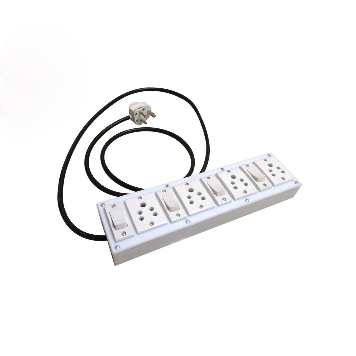 Buy BAHUL Spike Buster PVC 4+4 Extension Junction Box 2 Meter For